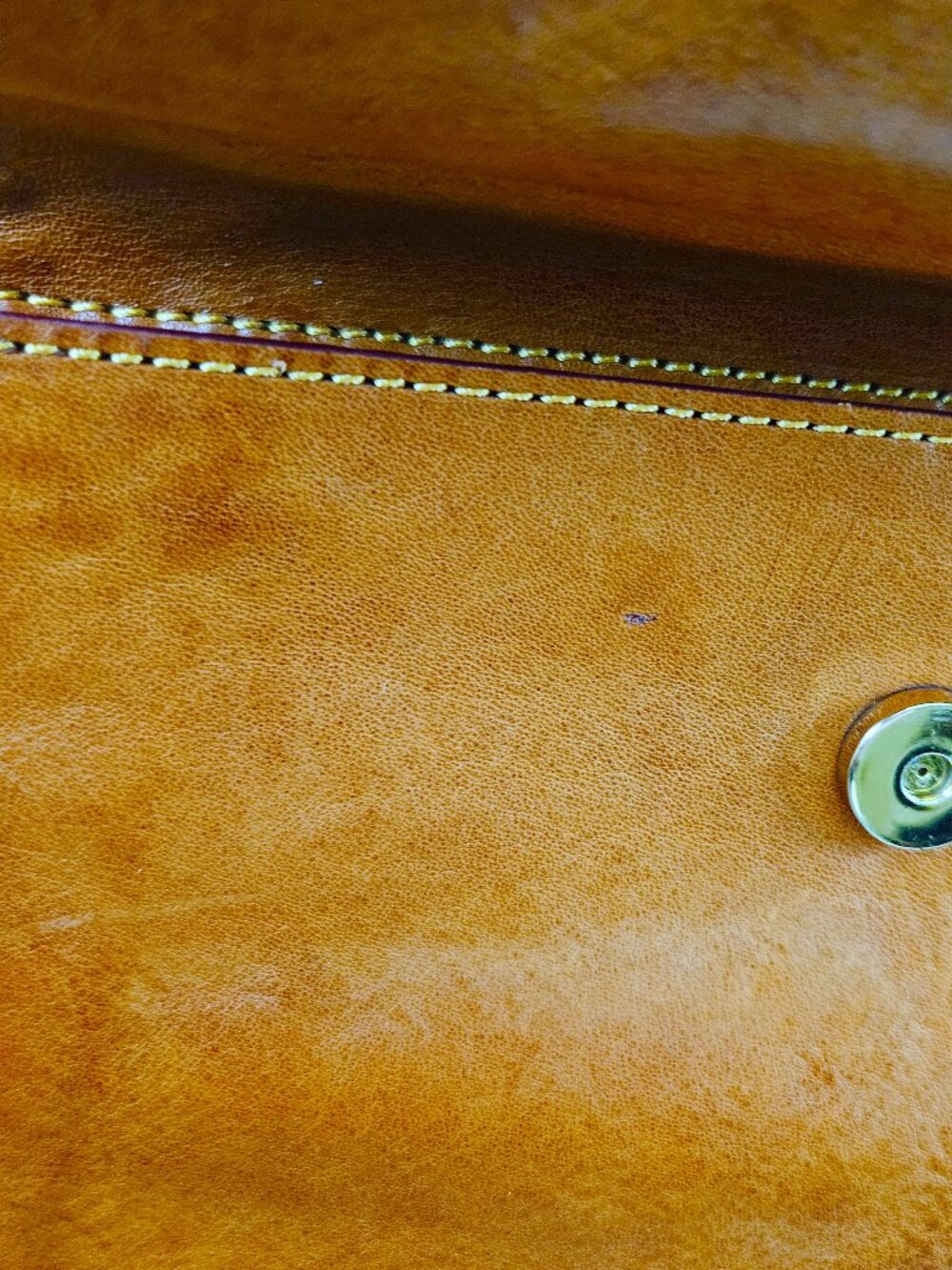 Dooney & Bourke Florentine Leather Vachetta Domed Satchel Natural Whip Stitch DB - Picture 9 of 15